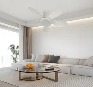 Modern Design Wholesale Price Indoor Bedroom Kitchen Smart Remote Control 3 Speed 3CCT Dimming Led Ceiling Fan with Light