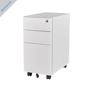 Office Furniture Three Drawer Cabinet with Movable Wheels Cabinet Control Room Console