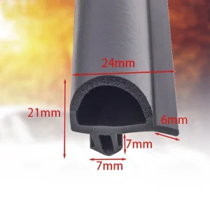 EPDM Solid Rubber Seal Strip for Door Frame and Window Insulation Use