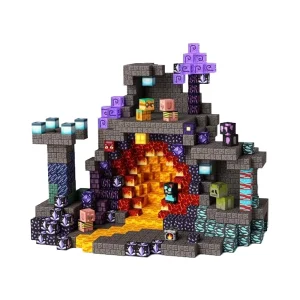 100PCS Flame-themed Magnetic Blocks Children's DIY Toy Set Gift for Boys and Girls Intelligent Building Set for Kids