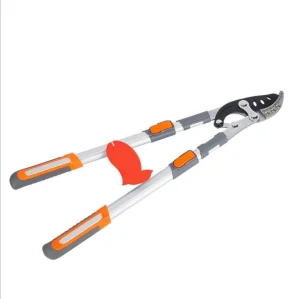 Telescopic Long Length Scissor Hedge Anvil Shear Anti-Slip Grip Garden Pruning Hand Tool Ratchet Cut Tree Branch