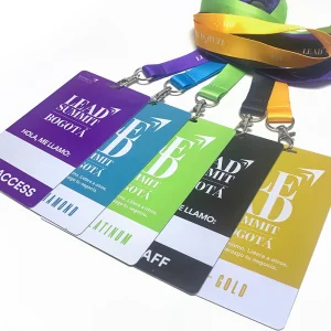 Custom High-Quality PVC Badges for VIP Events and Meetings