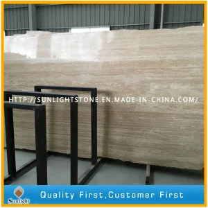 Beige White Marble Stone Travertine for Pavers, Slabs Floor Tiles