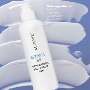 Private Label Retinol Vitamin B5 Glutathione Body Lotion