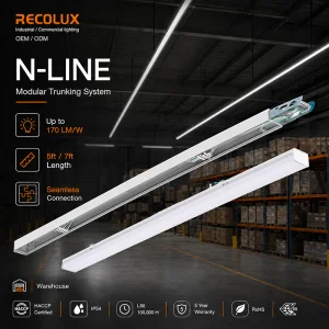 Modular LED Linear Trunking System