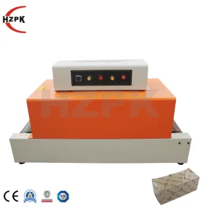 Hzpk BS-260 Envoltório de túnel pequeno filme estirável manga térmica embalagem máquina de embalagem encolhível