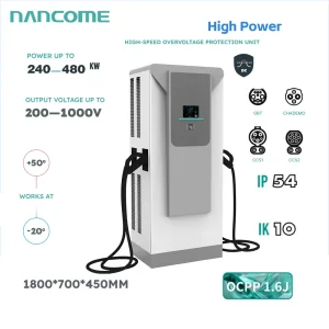 Nancome High-Efficiency High Power Charging Station for Logistics EV Charging with 360kw