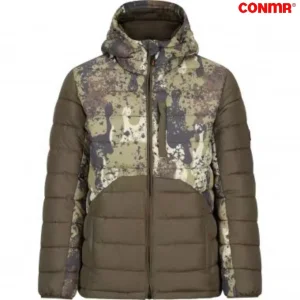 Conmr Olive Camouflage Padded Jacket with Water Resistant Finish