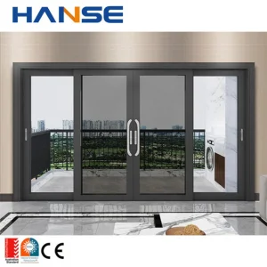 Automatic Frameless Aluminum Sliding Door Glass Sensor Door