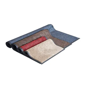 Machine Washable Durable Nitrile Rubber Backed Water Proof Anti Slip Entrance Logo Printing Indoor Doormats for Office and Shopping Malls