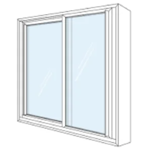 Slim Aluminum Fashion Design Frame Sliding Window