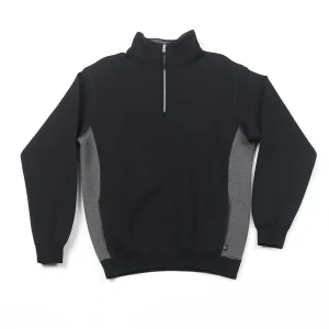 China Men's half zip Scuba Fabric Sweater