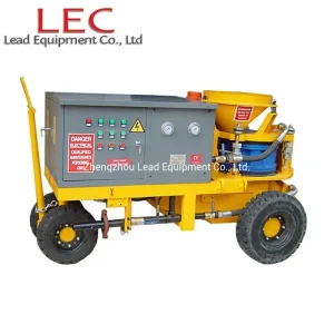 Wet Mix Shotcrete Machine for Spraying Concrete with Electric Motor