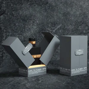 Custom Luxury Perfume Box with Matt Lamination Embossing Luxury Paper Tray Custom Size Made Cardboard Art Paper for Candle Use