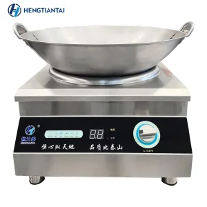 Commercial 5kW Concave Induction Cooker