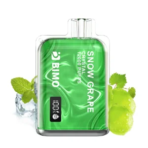Custom BIMO Crystal 12000 Puffs Transparent Body Design: 12,000 Mouths Long Life + Crystal Translucent Fogging Factories, Exporters