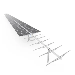on Grid Solar Panel Trackeing System Single Axis Solar Tracker