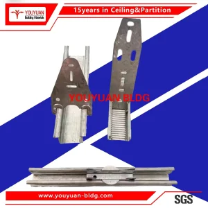 Steel Suspended Ceiling Tile Metal Frame Channel