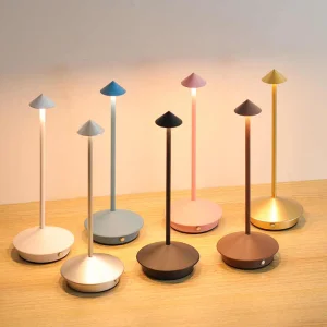 Portable cordless lamp