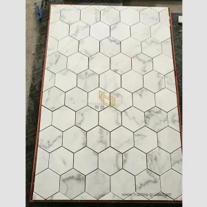 White Marble Hexagon Tiles