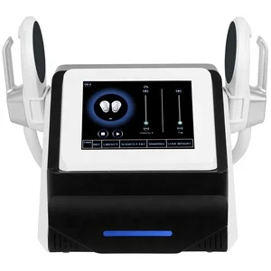 Factory Price HI-EMT Desktop Legs Arms Weight Loss 2-Handles EMS Muscle Building Body Sculpting Machine US/EU 10.4'' Touch