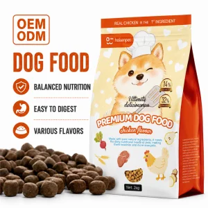 Factory Direct Multi Sizes All Life Stages Fresh Meat Formula Dry Dog Food Added Omega Three Daily Dog Kibble Low MOQ