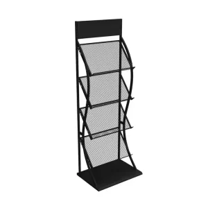 Customizable Metal Magazine Rack Display Stand