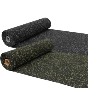 Eco-Friendly Rubber Roll Puzzle Flooring Covering Floor Gymnastic Mats EPDM SBR Fitness Anti-Slip Wear-Resisting Durable Anti-Static Gym Rubber Flooring Rolls
