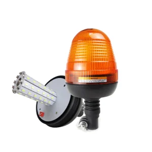 12-24V Luz de Sinalização de Advertência Estroboscópica para Carro Caminhão Ambar 60 Luzes de Emergência LED Piscantes Lâmpada Beacon para Veículo Agrícola Trator