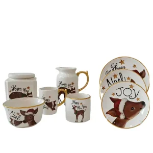 Cheap Christmas Reindeer - Themed Dolomite Dinnerware Set Factories, Exporter