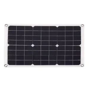 20W 18V Bendable Semi-Flexible Portable Monocrystalline Silicon Solar Panel Charger for 20V Batteries in RV Boat Car Marine Use