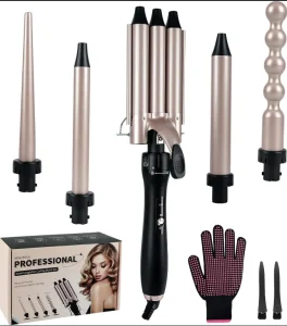 Professional 5 Barrel Electric Curling Iron