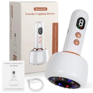 Home Use Smart Mini Portable Electric Gua Sha Vacuum &amp; Cupping Therapy USB Rechargeable Body Massager Beauty Equipment