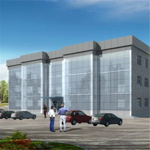 Multi-Story Prefabricated Materials Real Estate Construction Steel Structure Building for Office