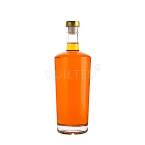 China 700 ml Round Clear Liquor GLass Vodka Bottle  Manufacturer, Suppliers