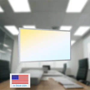 Stock In US 2ft*4ft 72W 3000K-6500K 140lm/w 5Wattage 5CCT Adjustable Led Ceiling Panel Light