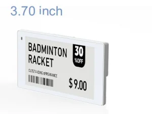 3.7'' B/W E-Ink Network with 2.4G SDR for ESL &amp; Digital Price Tags Risk Control OEM Stm32 Critical Timing