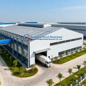 Construction Industrial Agricultural Prefabricated Storage Prefab Light Steel Structure Metal Warehouse / Workshop Building