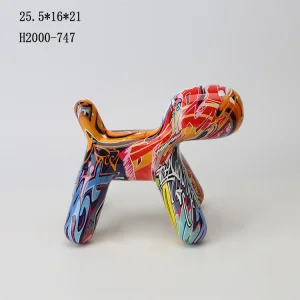 Modern Art Polyresin Horse Statue