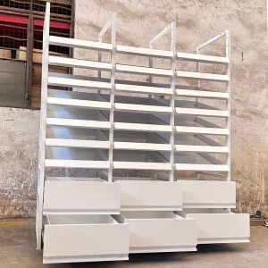Sri Lanka Pharmacy Tablet Medicine Display Glass Shelf Rack