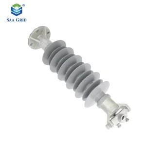 Aislador de polímero compuesto de alta tensión en 66kv 69kv aislador de pin de línea