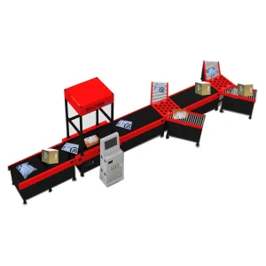 Bar Code Scanner Sorting Line Sorter Qr Machinery Pallet Palletizer Machine Dynamic Conveyor Dws System