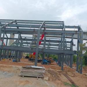 Metal Frame Factory Building