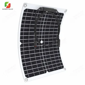 20W 18V ETFE Monocrystalline Flexible Solar Pv Panel