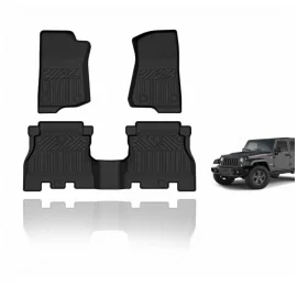 Alfombrillas de coche protectoras antideslizantes 5D TPE