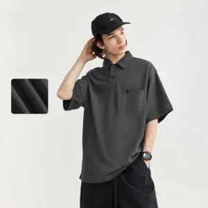 Polo T Shirts Mens Short Sleeve Stylish Casual Office Uniform Company Shirts Blank Custom Print Logo Tee