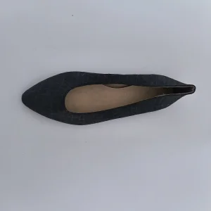 Crocodile Print Flats