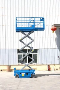 CE Factory Sales 6-14m 320kg Electric Self-Propelled Scissor Lift Mobile Aerial Work Personnel Lifting Platform