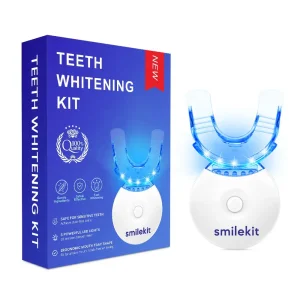 OEM Customised LED Light Teeth Whitening Kit with Pap Ingredients Whitening Gel for Home Use Private Logo