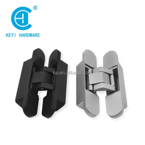 Hydraulic Cabinet 180 Degree Concealed Funiture Hardware Heavy Duty 3d Adjustable Pivot Invisible Hidden Hinge for Wooden Door